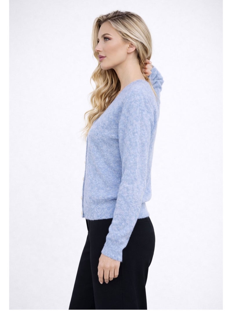 Gilet cardigan Kebello Blu cielo - Kiabi