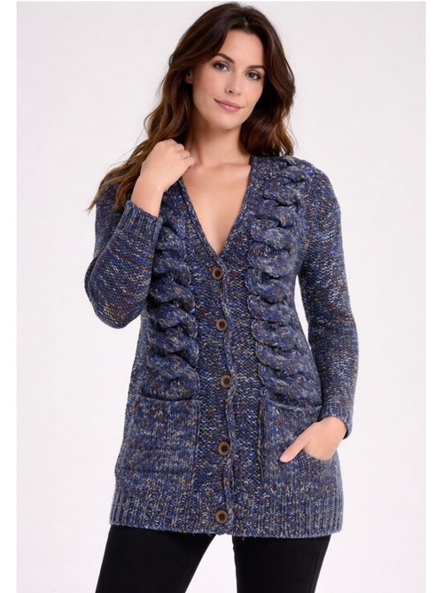 Gilet cardigan Kebello - Kiabi
