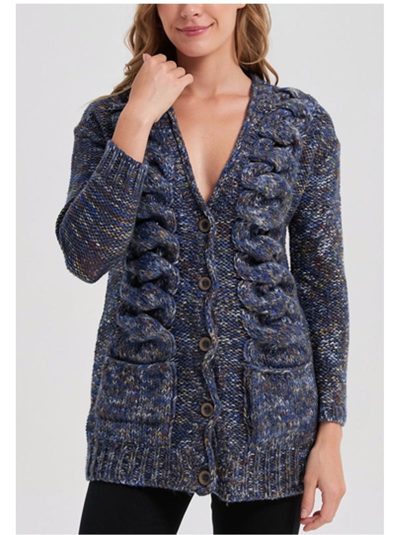 Gilet cardigan Kebello Blu - Kiabi