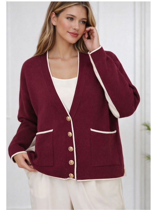 Gilet cardigan Kebello - Kiabi