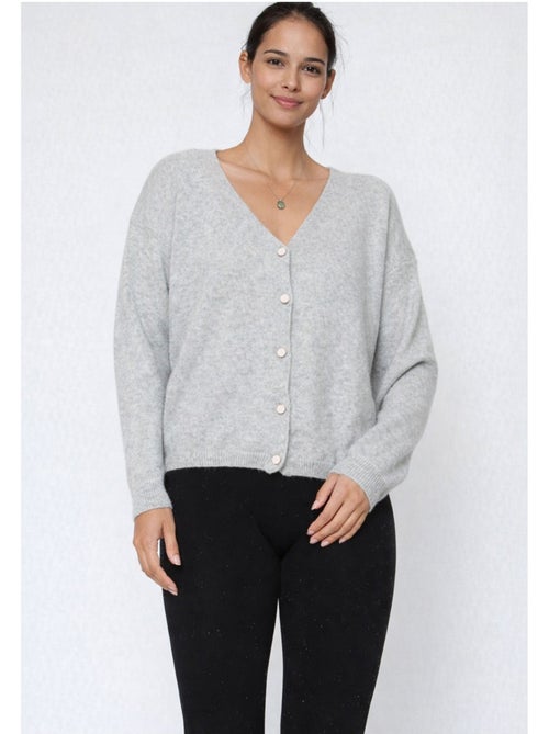 Gilet cardigan Kebello - Kiabi