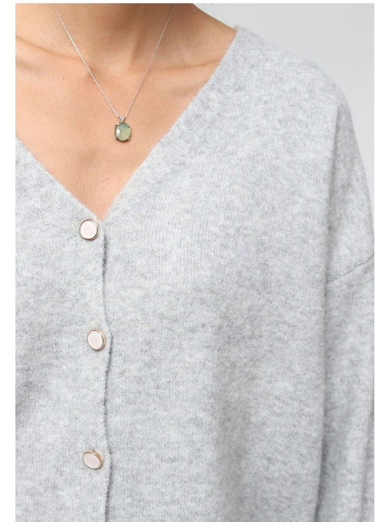 Gilet cardigan Kebello Grigio - Kiabi