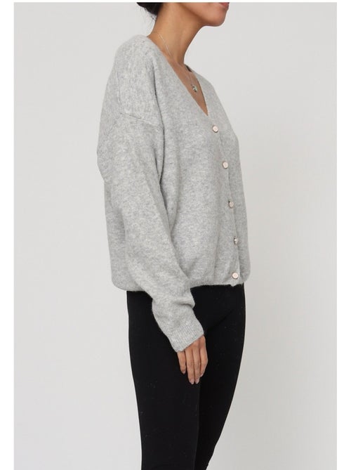 Gilet cardigan Kebello - Kiabi