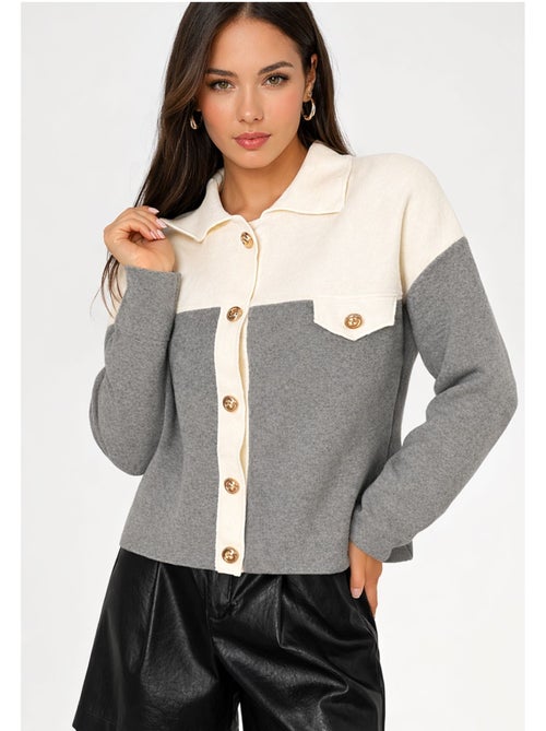 Gilet cardigan Kebello - Kiabi