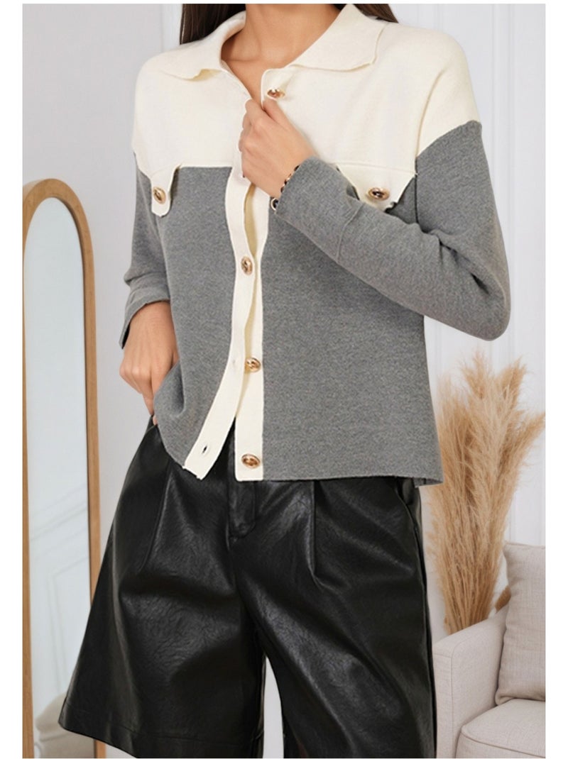 Gilet cardigan Kebello Grigio - Kiabi