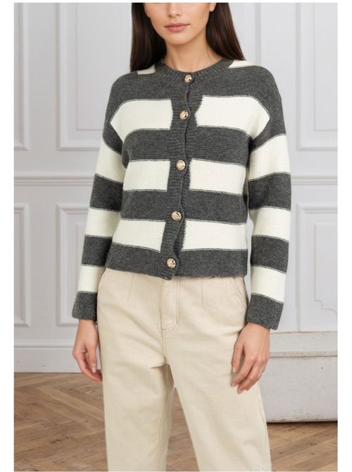 Gilet cardigan Kebello - Kiabi