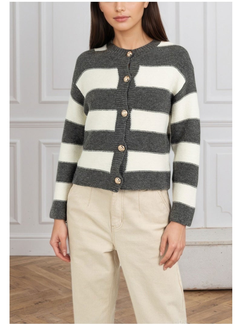 Gilet cardigan Kebello Grigio - Kiabi