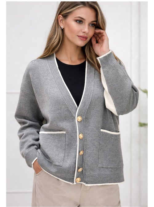 Gilet cardigan Kebello - Kiabi