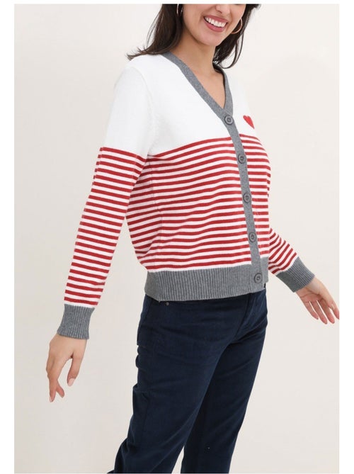 Gilet cardigan Kebello - Kiabi