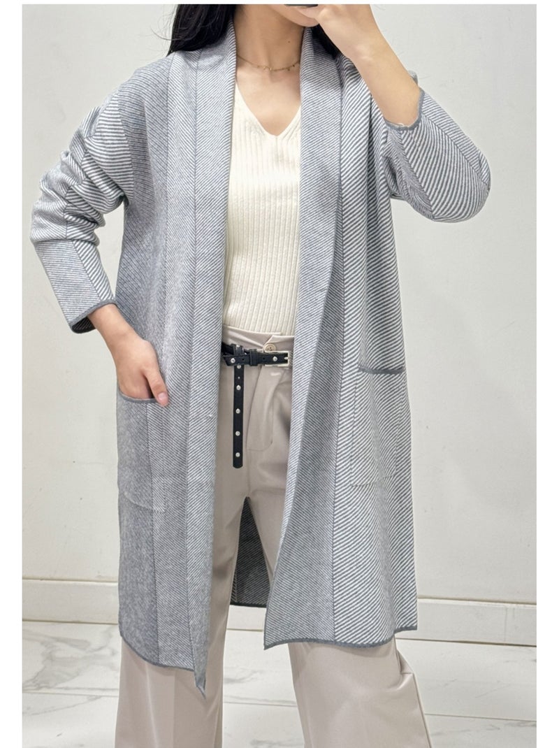 Gilet cardigan Kebello Grigio - Kiabi