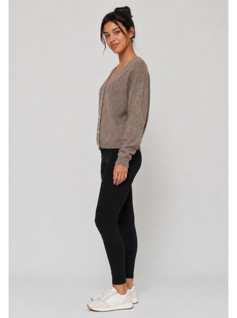 Gilet cardigan Kebello Marrone - Kiabi