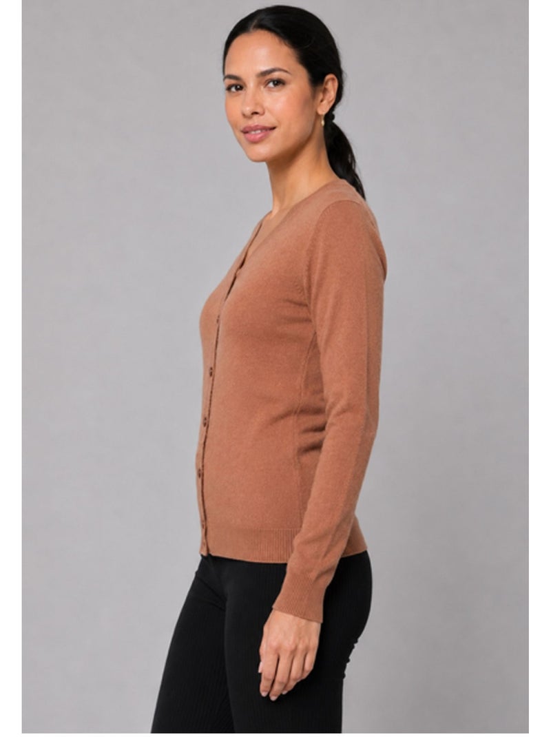 Gilet cardigan Kebello Marrone - Kiabi