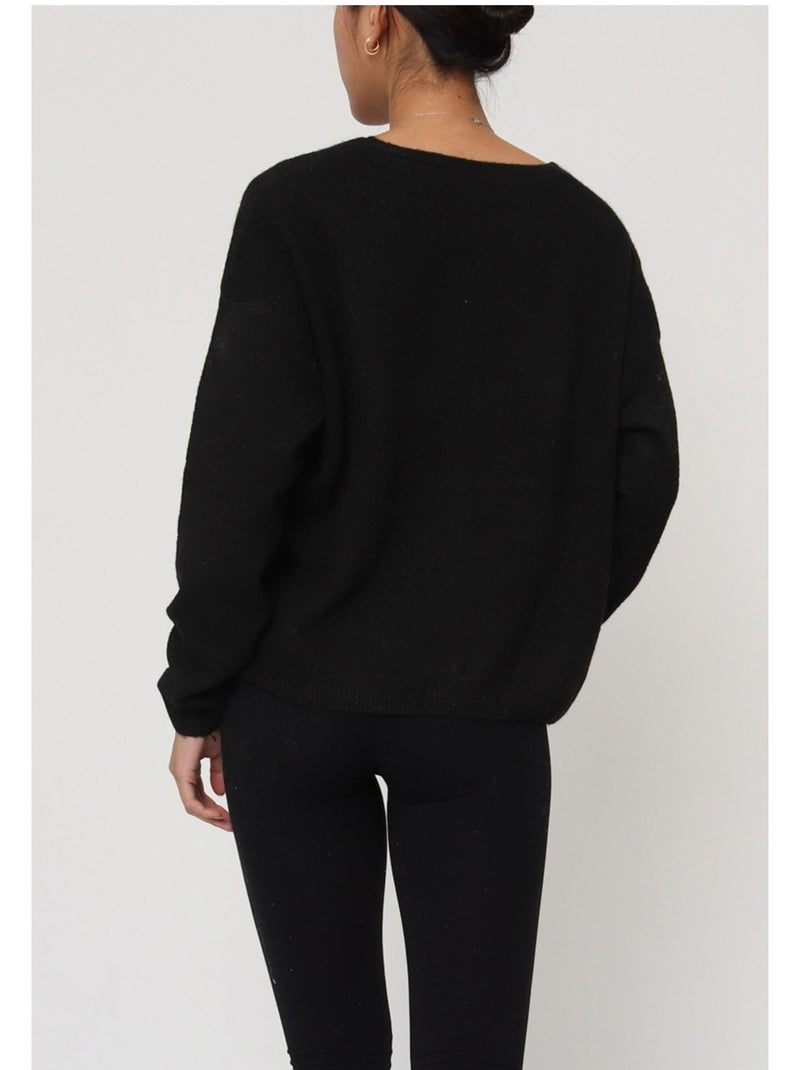 Gilet cardigan Kebello Nero Nero - Kiabi