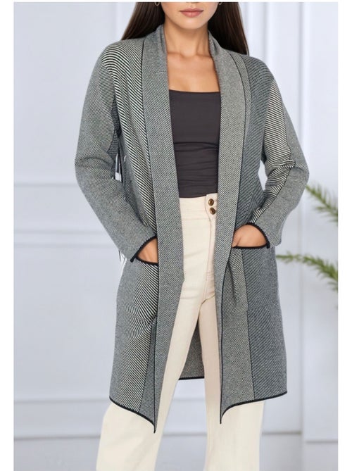 Gilet cardigan Kebello - Kiabi