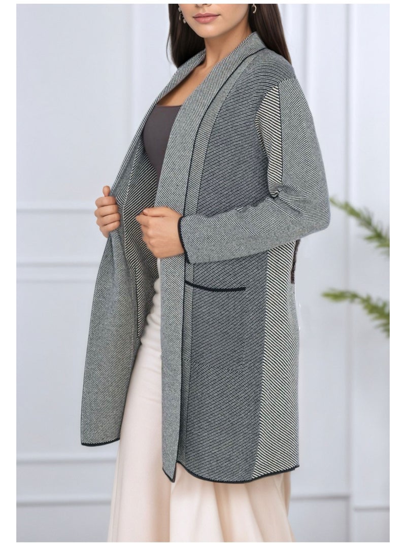Gilet cardigan Kebello Nero Nero - Kiabi