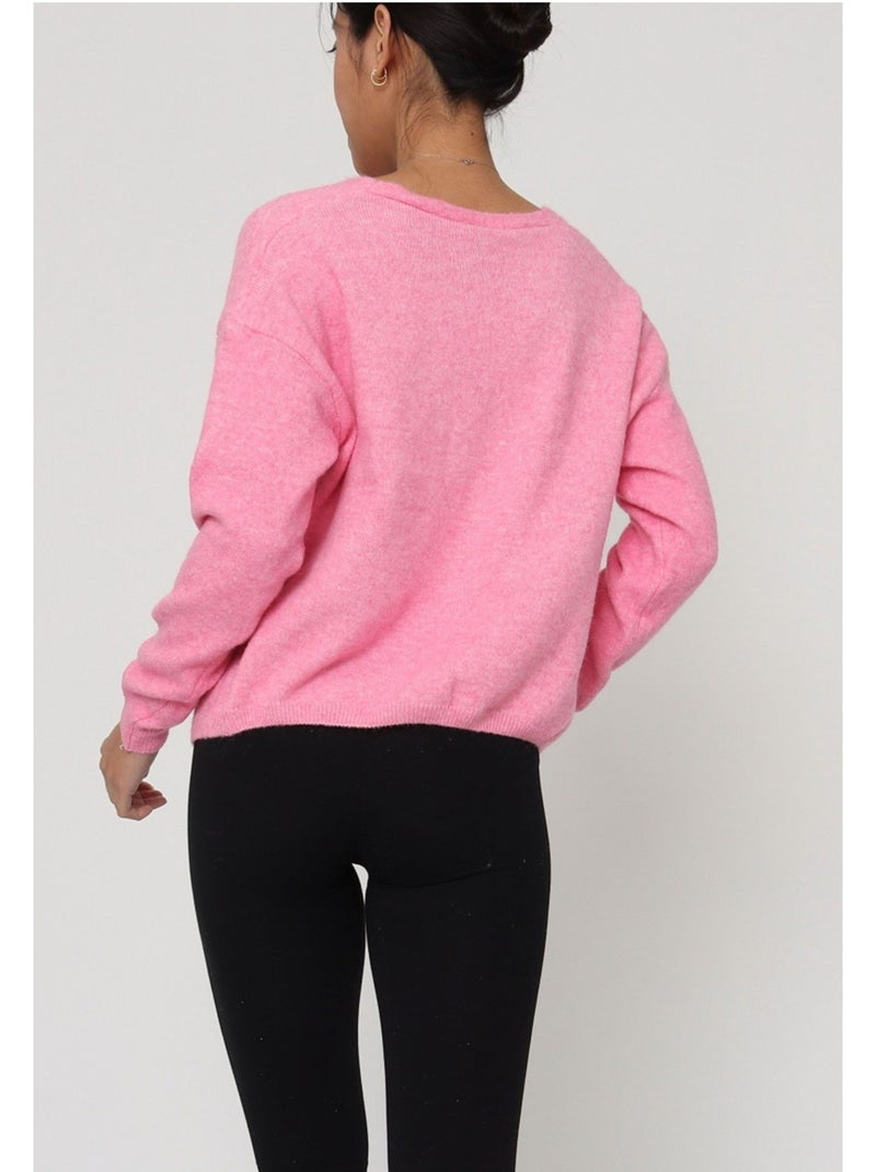 Gilet cardigan Kebello Rosa - Kiabi