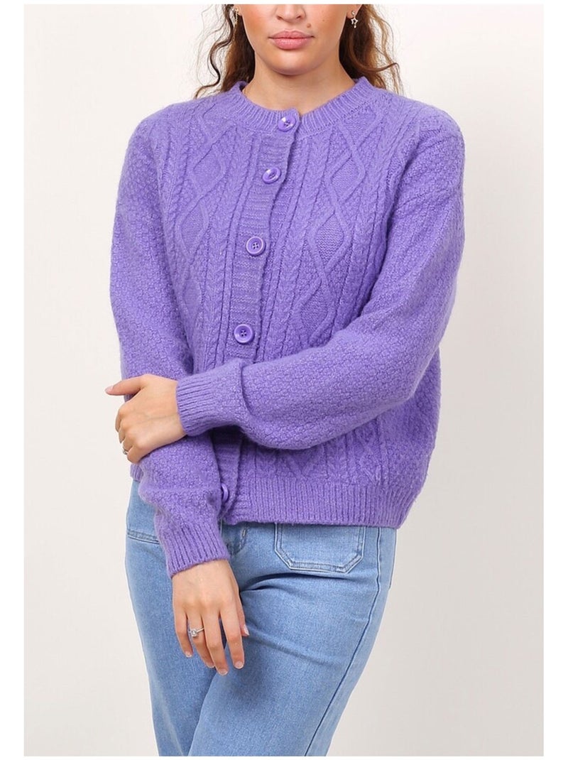 Gilet cardigan Kebello Viola - Kiabi
