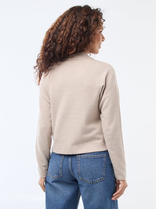 Gilet con apertura abbottonata dorata - Kiabi