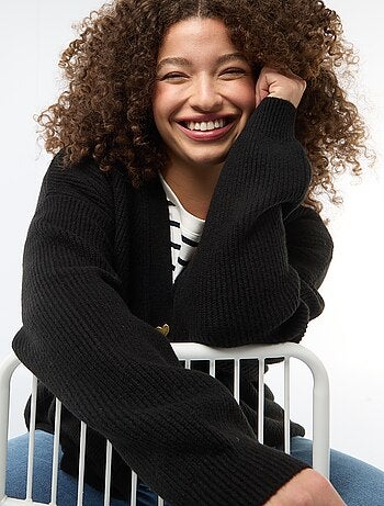 Gilet con bottoni a forma di cuore