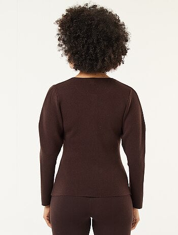 Gilet con bottoni dorati