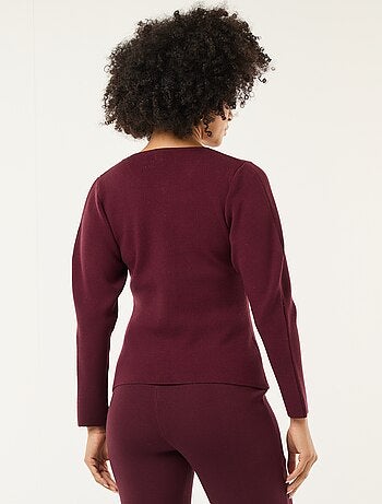 Gilet con bottoni dorati