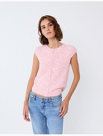 Gilet con bottoni, mo fashion