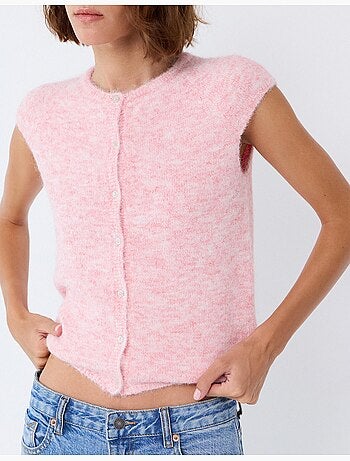 Gilet con bottoni, mo fashion