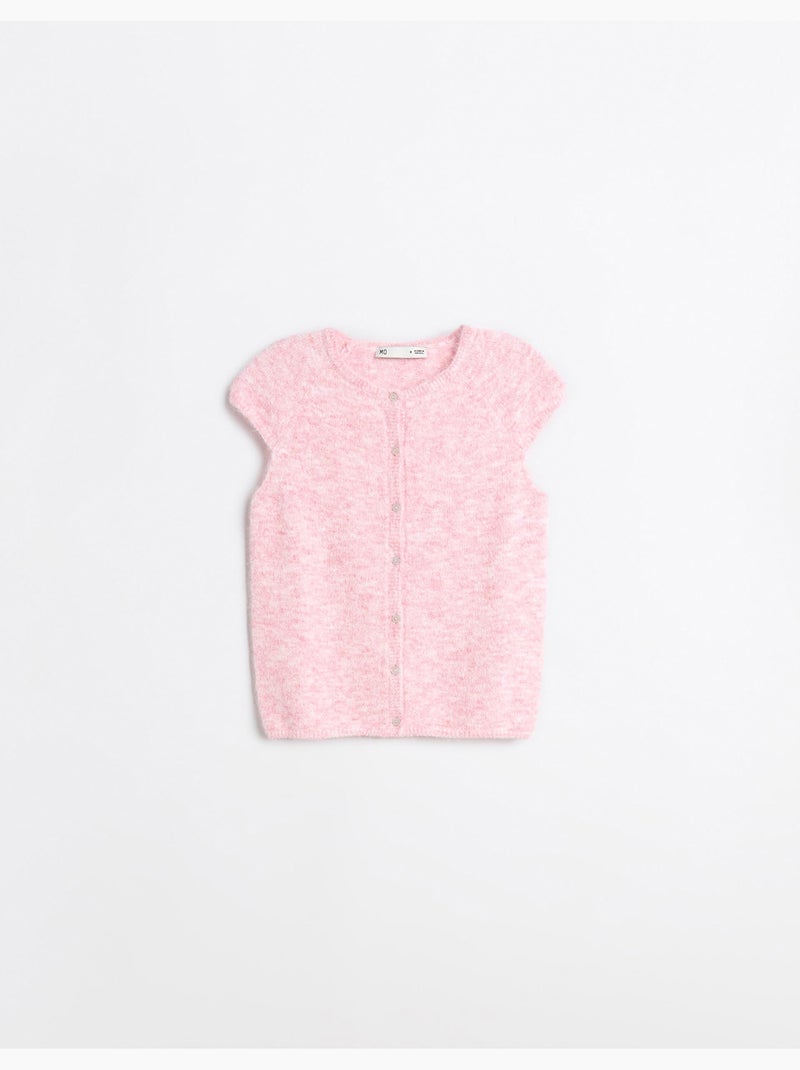 Gilet con bottoni, mo fashion Arancione - Kiabi