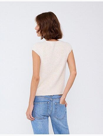 Gilet con bottoni, mo fashion