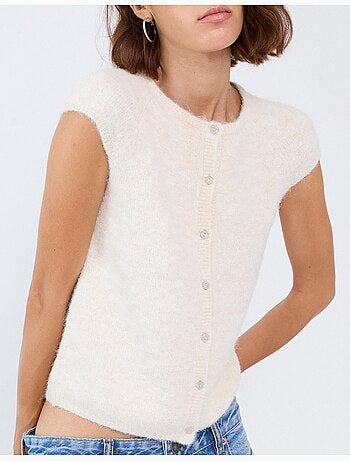 Gilet con bottoni, mo fashion