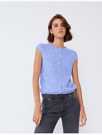 Gilet con bottoni, mo fashion