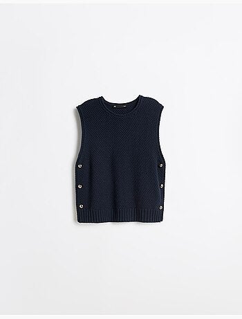 Gilet con bottoni, mo fashion