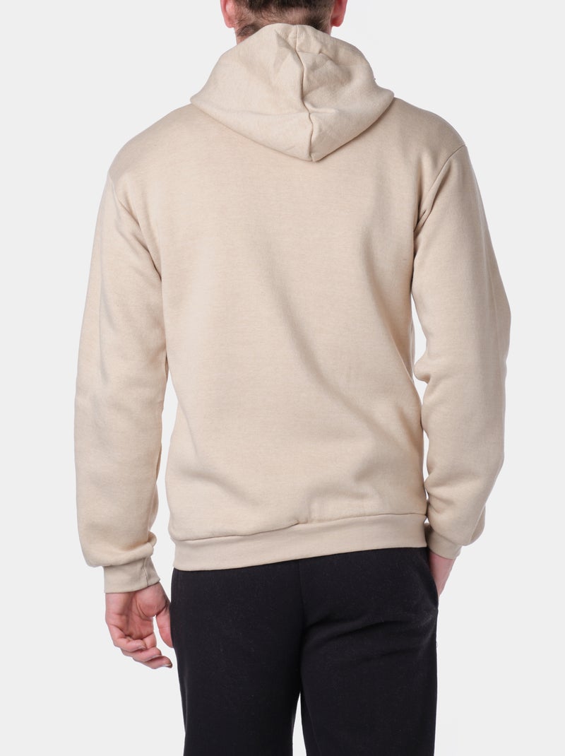Gilet con cappuccio Beige - Kiabi