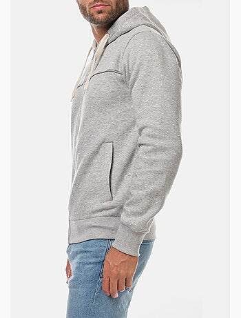 Gilet con cappuccio e cerniera