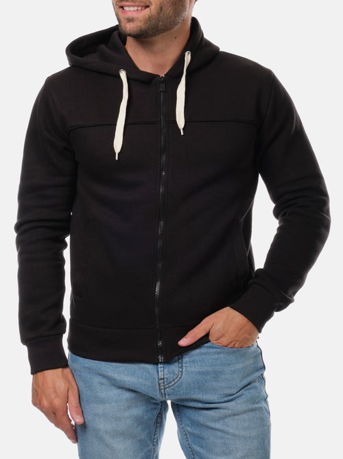 Gilet con cappuccio e cerniera - Kiabi