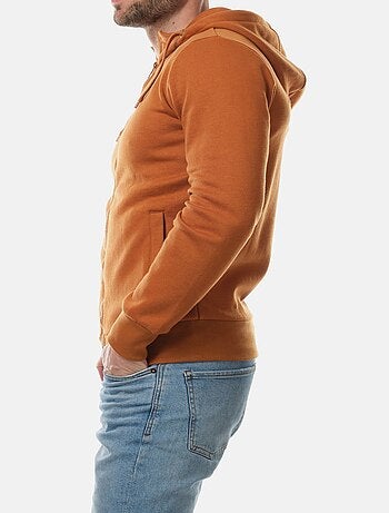 Gilet con cappuccio e zip