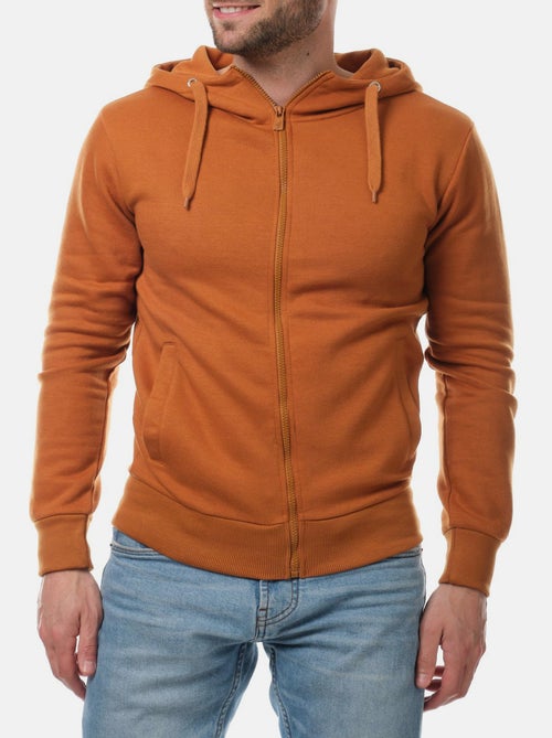 Gilet con cappuccio e zip - Kiabi