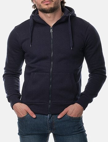 Gilet con cappuccio e zip