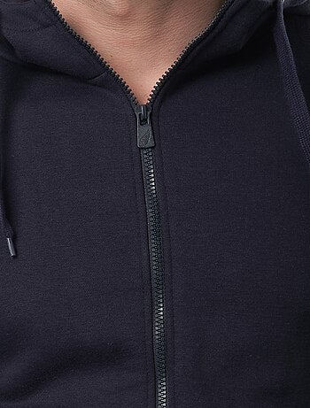 Gilet con cappuccio e zip