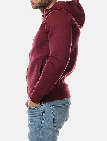 Gilet con cappuccio e zip