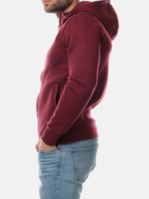 Gilet con cappuccio e zip - Kiabi
