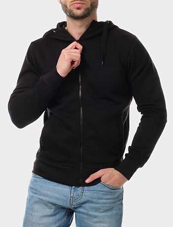 Gilet con cappuccio e zip