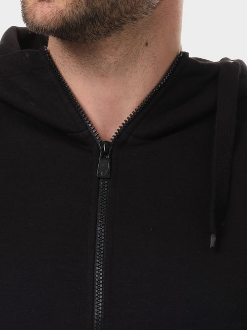 Gilet con cappuccio e zip - Kiabi