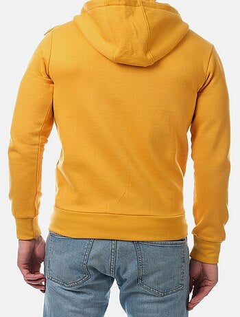 Gilet con cappuccio e zip