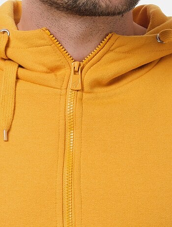 Gilet con cappuccio e zip