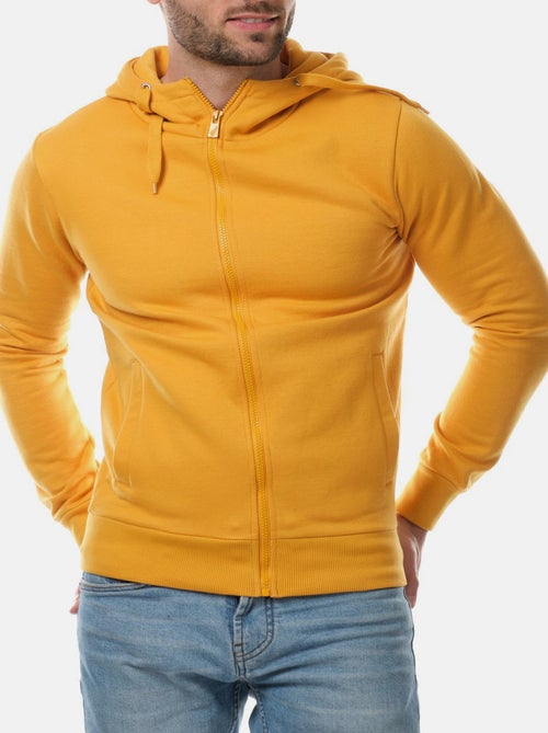 Gilet con cappuccio e zip - Kiabi