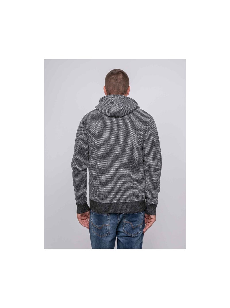 Gilet con cappuccio LITEDDY Grigio antracite - Kiabi