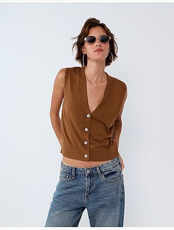 Gilet con cashmere, mo fashion