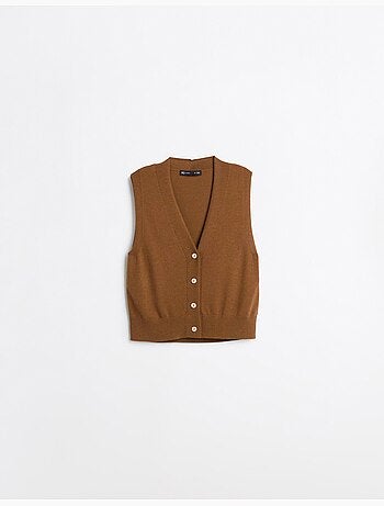 Gilet con cashmere, mo fashion