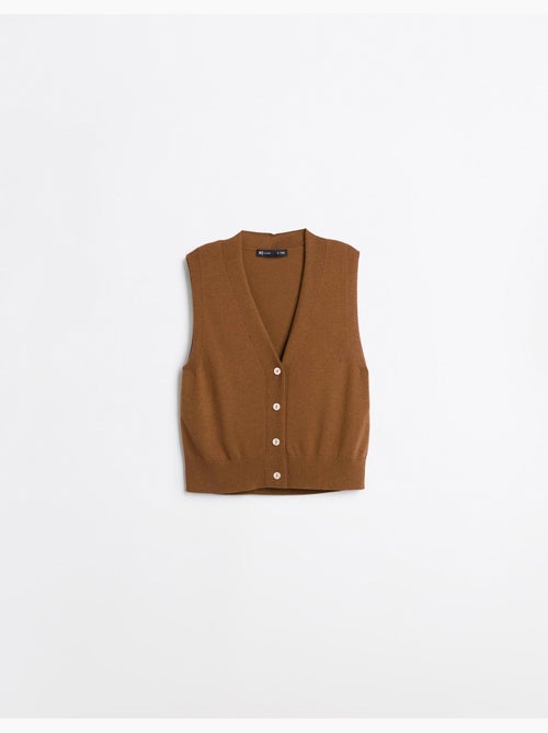 Gilet con cashmere, mo fashion - Kiabi